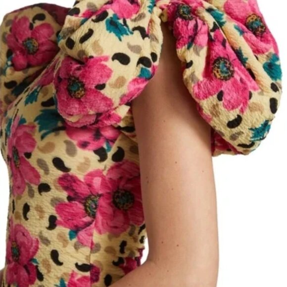 NWOT ROTATE Birger Christensen Katalona Floral Multicolor Mini Dress XS $400 - Picture 10 of 14